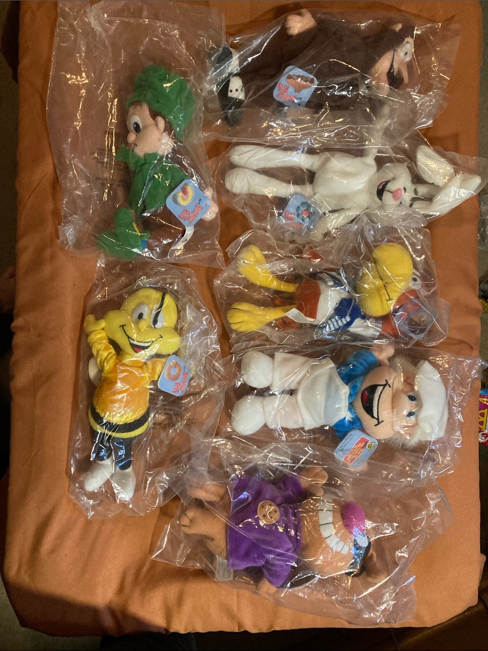 Vintage Breakfast pals Plush Character Toy Set - 7 (1998)